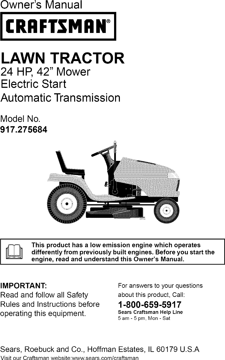 Craftsman User Manual Lawn Tractor Manuals And Guides L