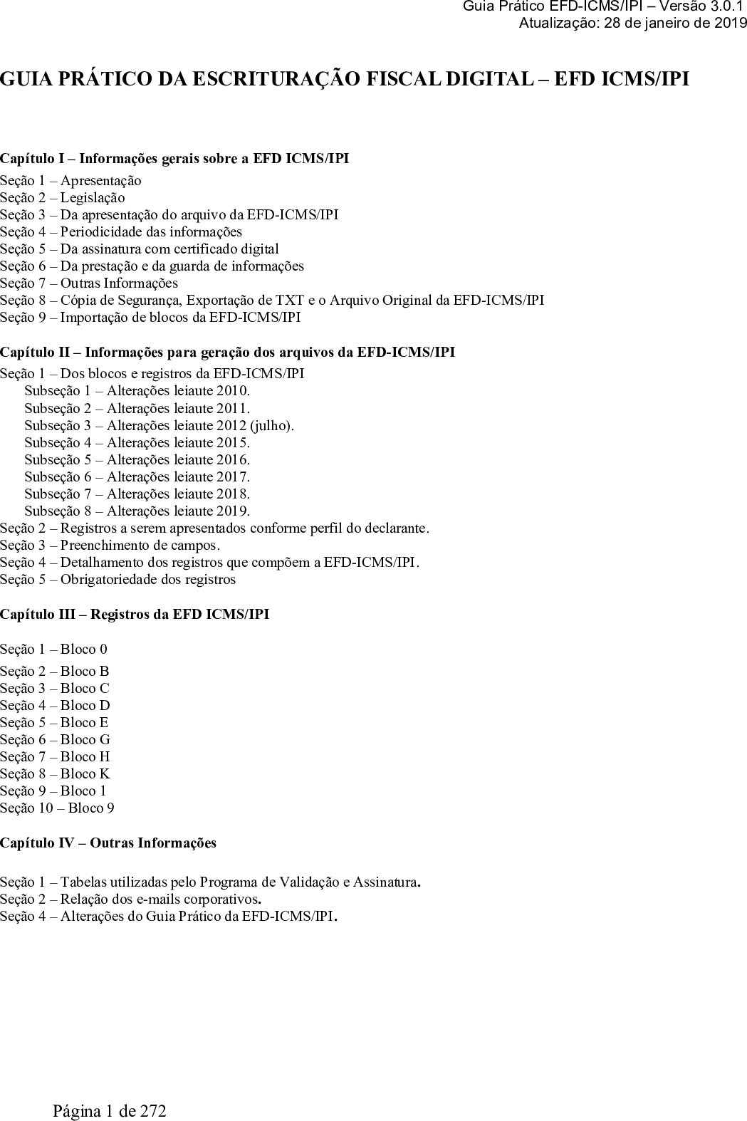 Guia Pr Tico Da Escritura O Fiscal Digital Efd Manual Sped