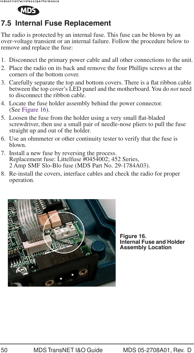 EQT MDS Midstream Radio System User Manual Rev 2