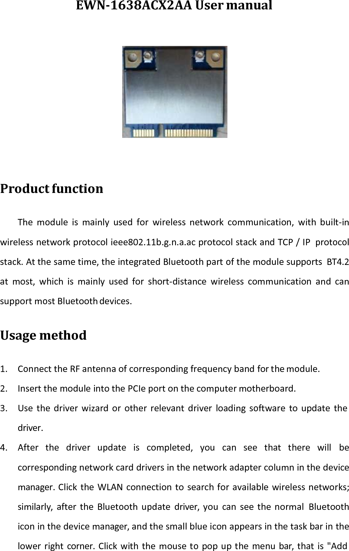 Earda Technologies 1638AA Wi Fi Module Discussion And FAQ Microsoft