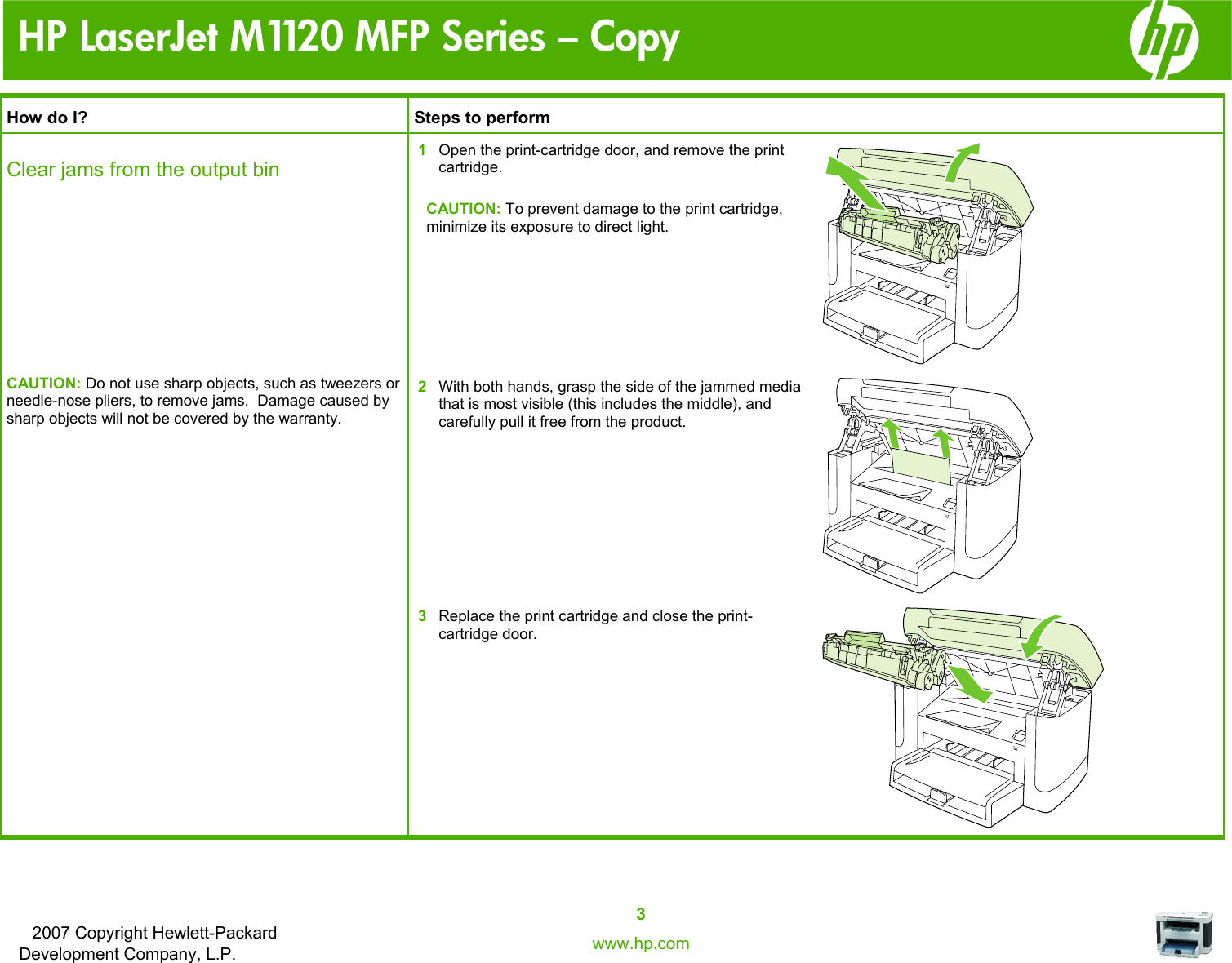 Hp Laserjet M1120 Multifunction Printer Manage And Maintain MFP Series