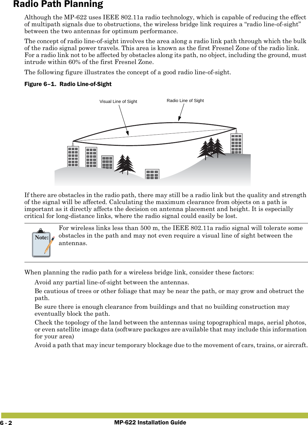 of reducing the effect of multipath signals due to obstructions