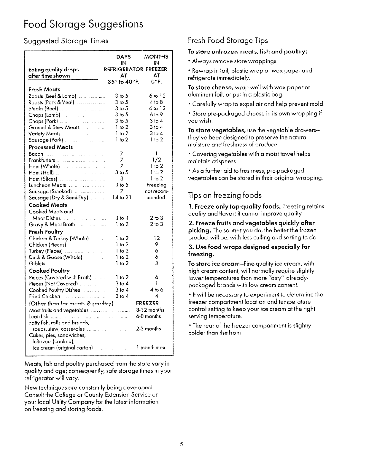 Kenmore Refrigerator Troubleshooting Manual