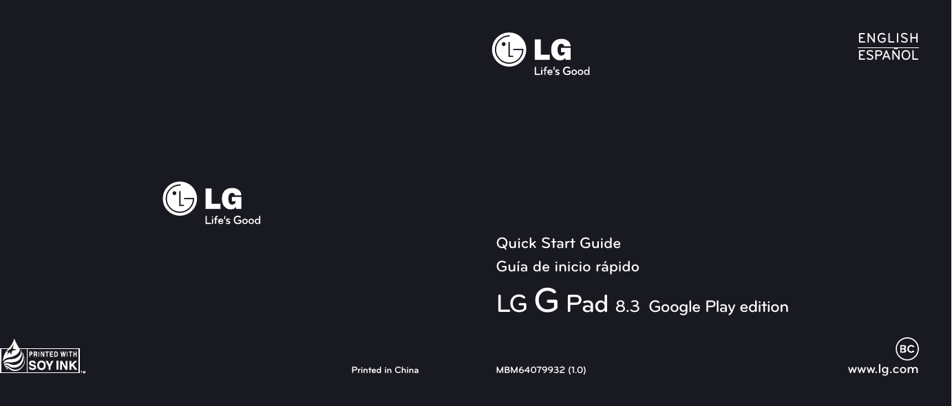 Lg V User Manual Quick Start Guide Google Qsg