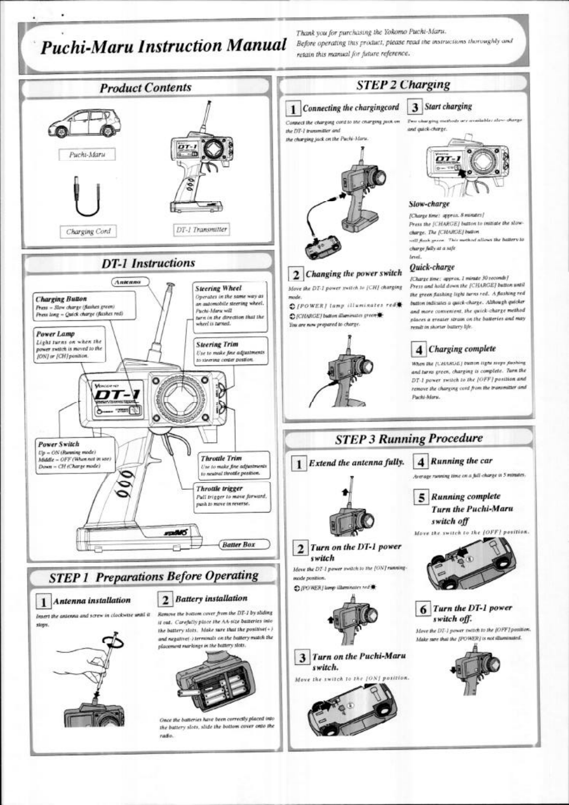 Newtech DT Remote Control Toy Transmitter User Manual