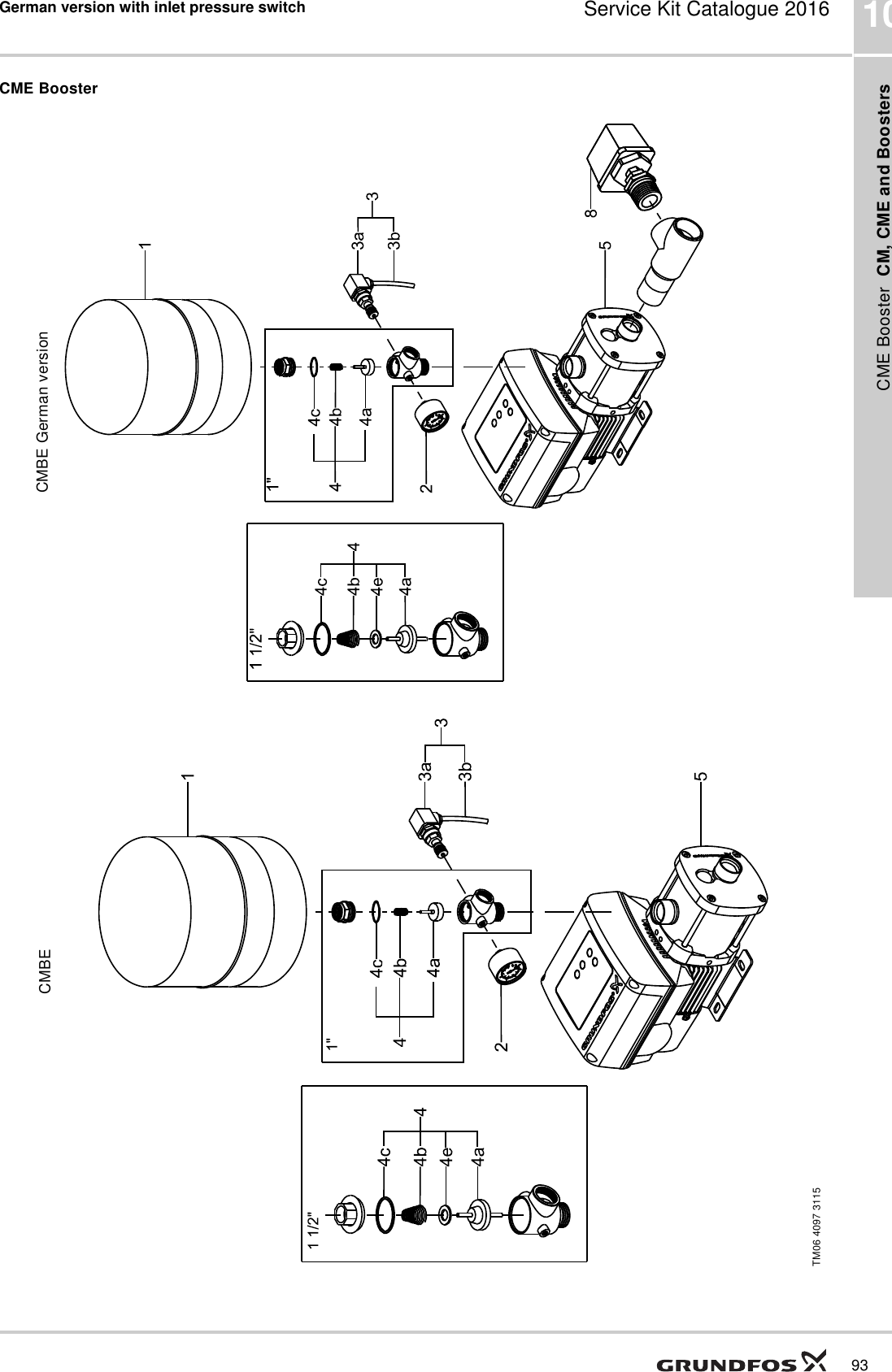 Service Kit Catalogue Grundfos Cm Cme And Booster Repair Parts