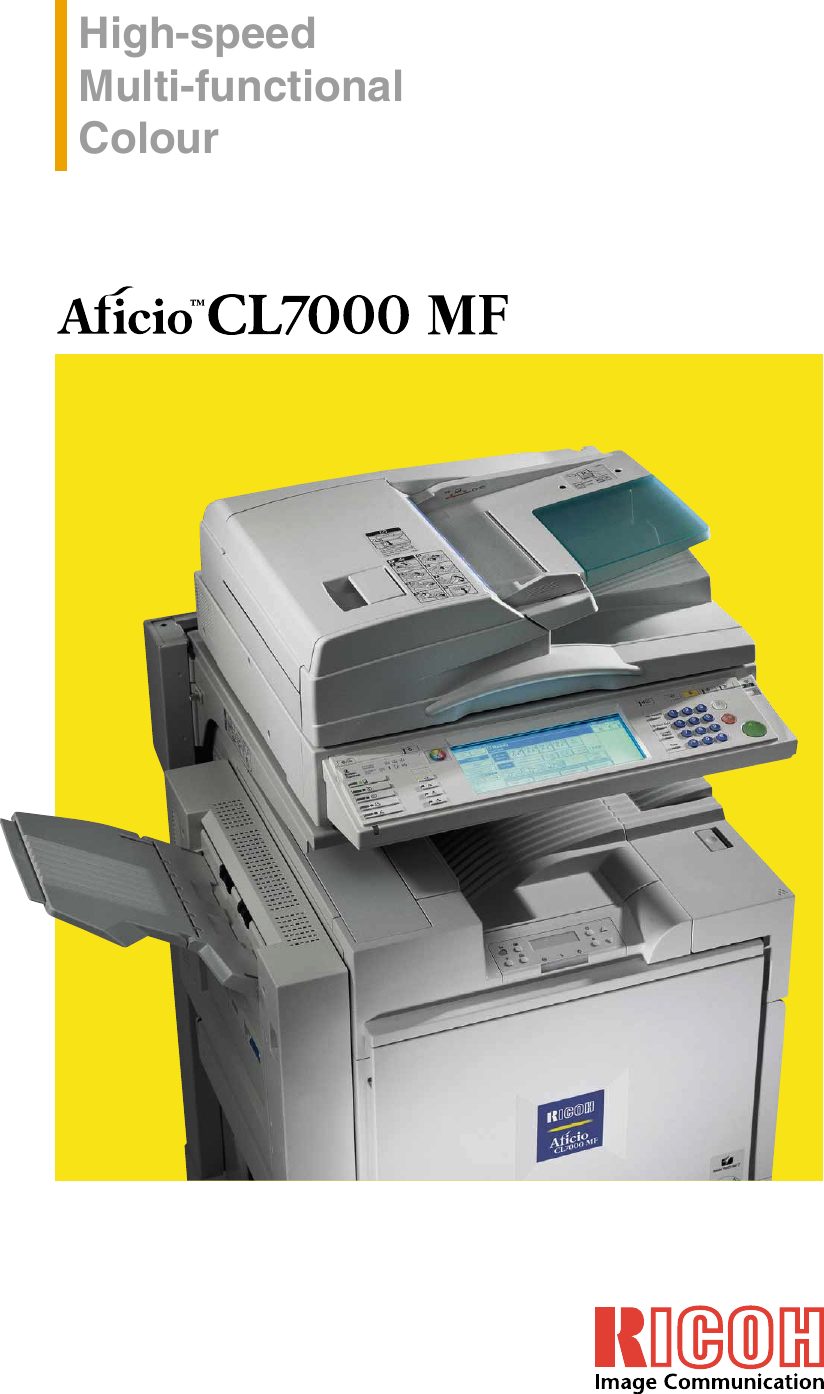 ricoh aficio cl7000 mf users manual