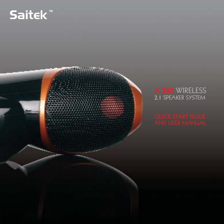 Saitek Electronics Dm Saitek A Wireless Speaker System User