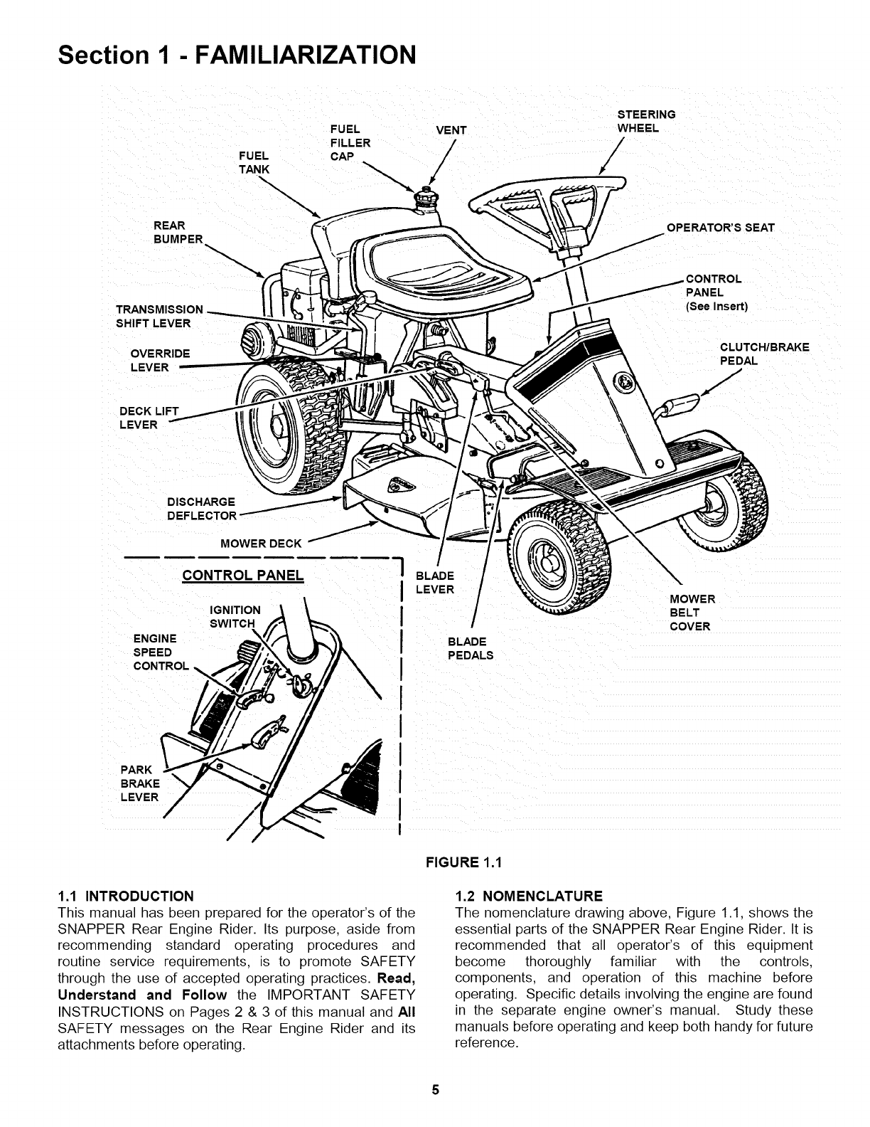 Snapper Riding Mower Manual