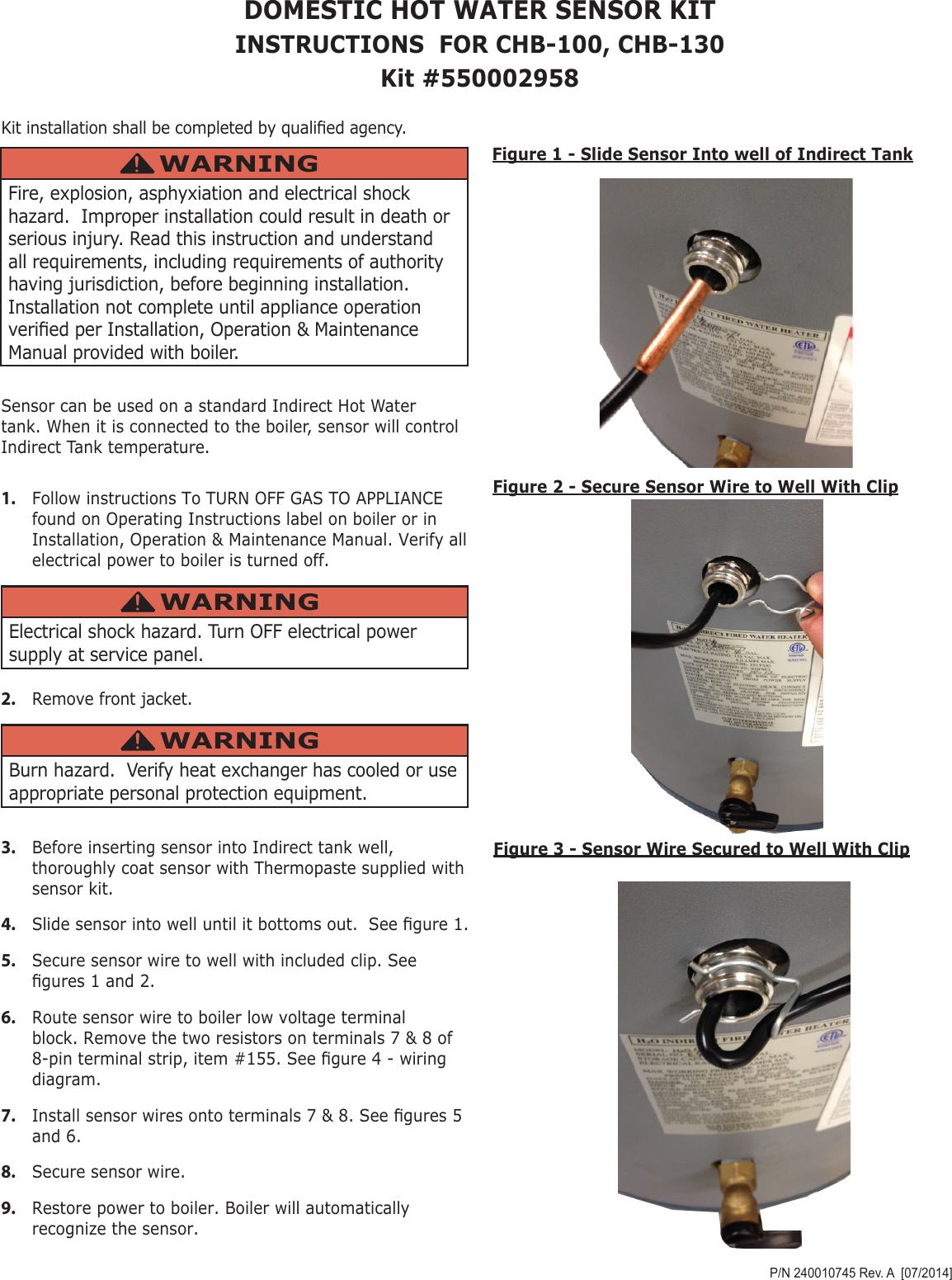 Utica Boilers Cub Series Operation And Installation Manual