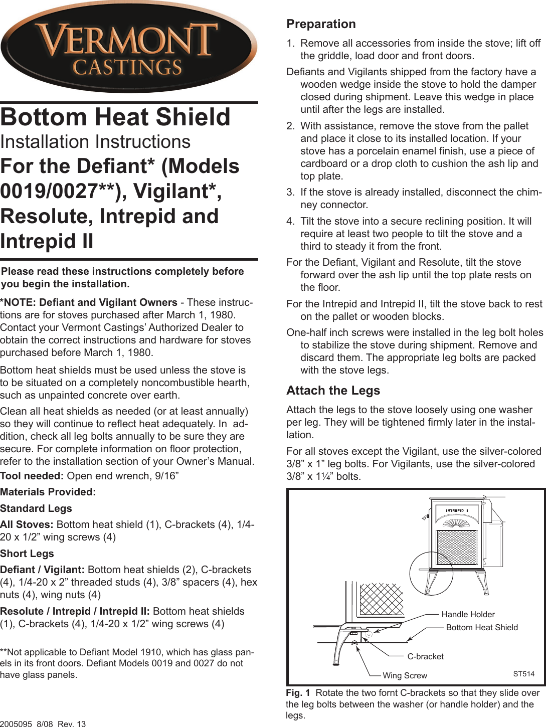 vermont castings 0019 users manual 2005095 btm htshld dvri