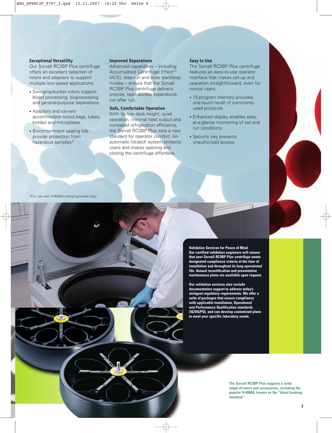 Page 3 of 8 - Sorvall RC3BP Plus Low-speed Centrifuge  1300