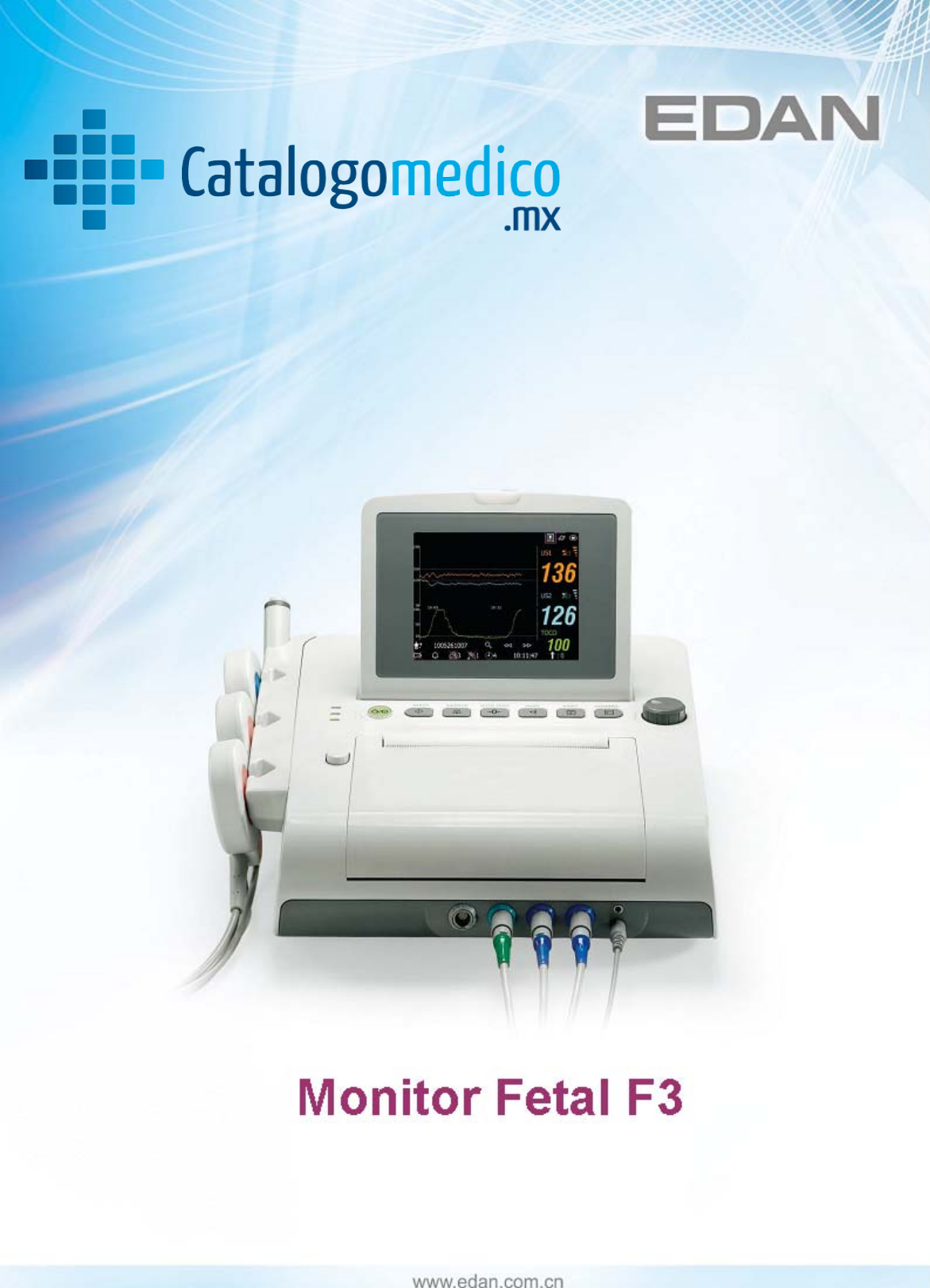 Monitor Fetal F3 Edan Catálogo 1338