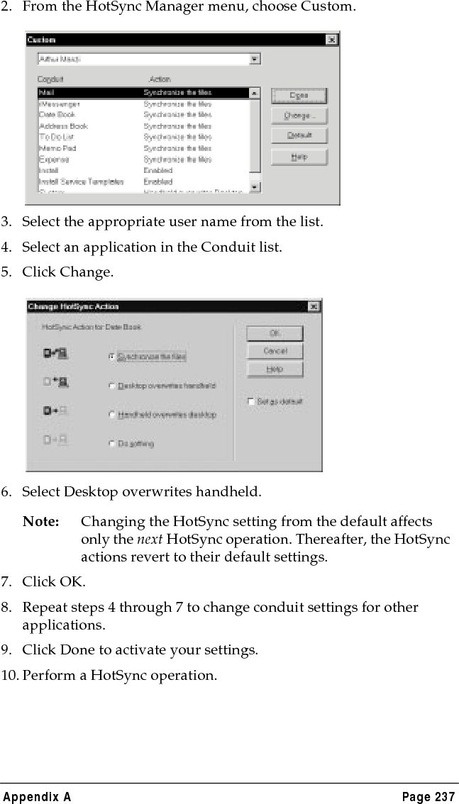 Page 238  Maintaining Your Organizer