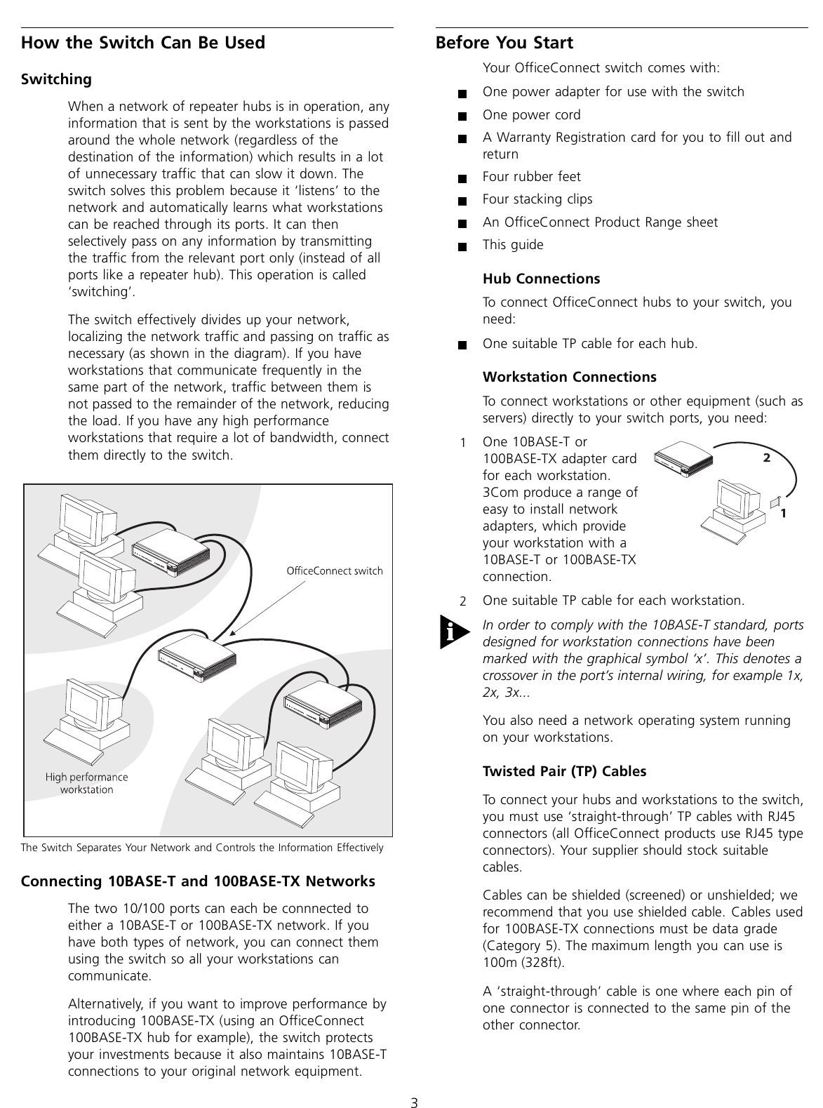 Page 3 of 8 - 3Com 3Com-3C16732-Owners-Manual- OfficeConnect Switch 280 User Guide  3com-3c16732-owners-manual