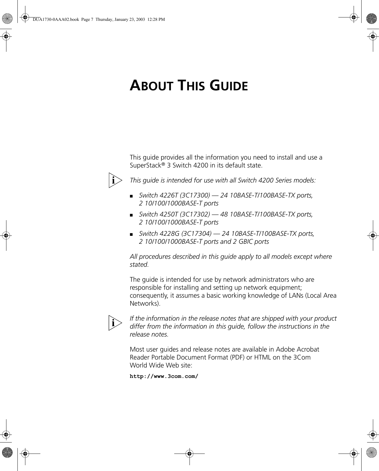 3 3c17300 Owners Manual