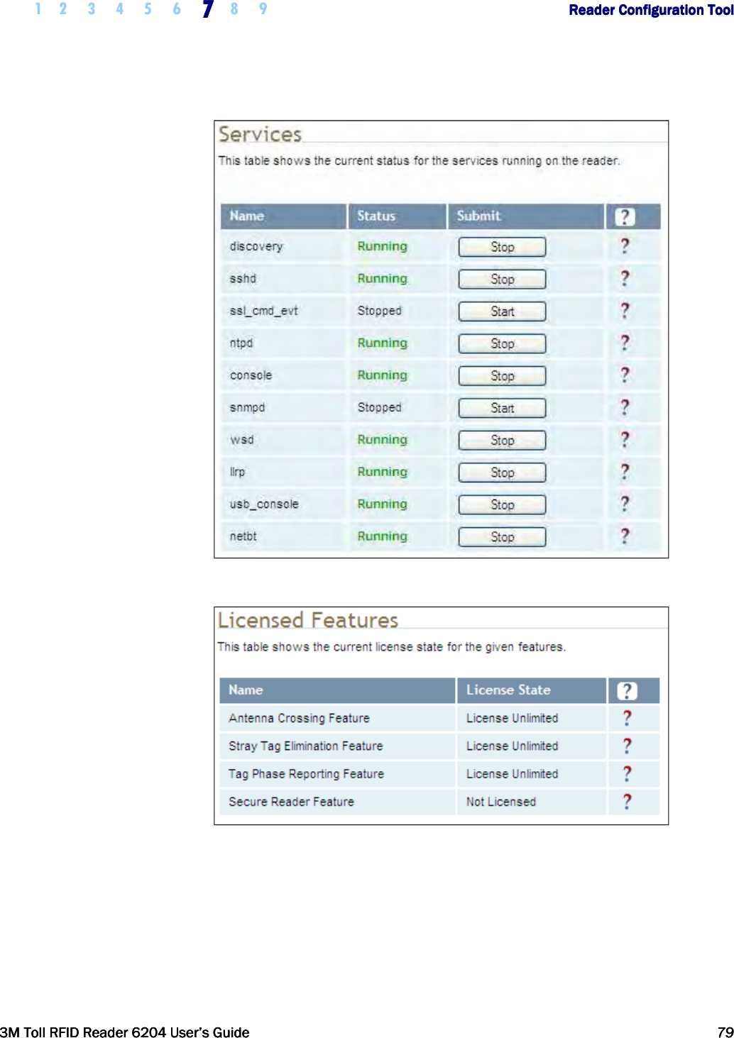     1 2 3 4 5 6 7777    8 9             Reader Configuration ToolReader Configuration ToolReader Configuration ToolReader Configuration Tool      3M Toll RFID Reader 62043M Toll RFID Reader 62043M Toll RFID Reader 62043M Toll RFID Reader 6204    User’s GuideUser’s GuideUser’s GuideUser’s Guide     79797979         