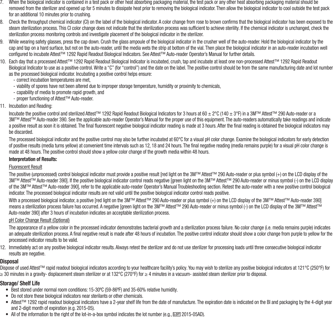 Page 2 of 3 - 3M 1292 User Manual  To The 87f70245-0e1f-4ac9-bb06-e2748ee33f18