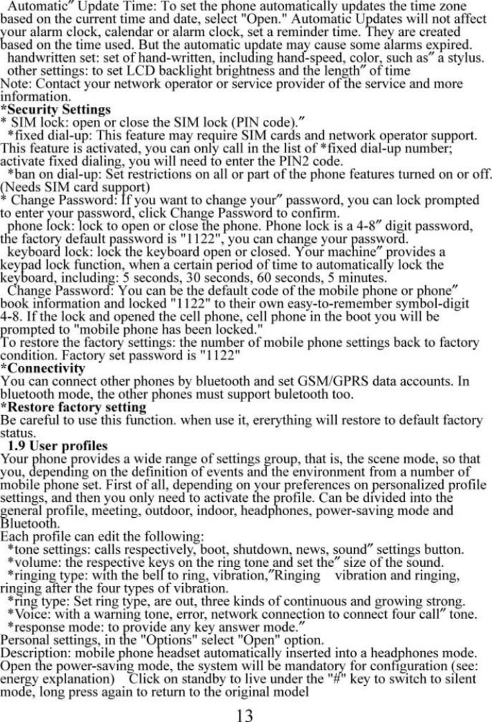 Page 14 of 3Wolves Technology M2 Mobile Phone User Manual MTT A85                    2018 11 21