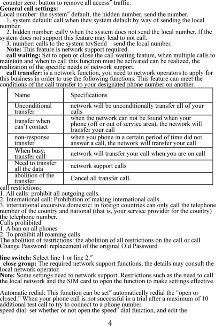 Page 5 of 3Wolves Technology M2 Mobile Phone User Manual MTT A85                    2018 11 21
