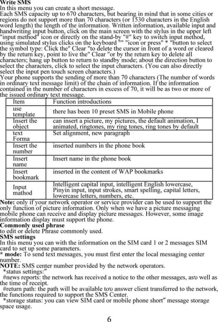 Page 7 of 3Wolves Technology M2 Mobile Phone User Manual MTT A85                    2018 11 21