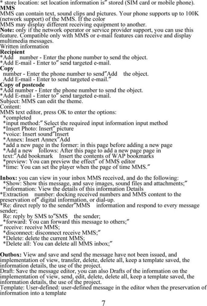 Page 8 of 3Wolves Technology M2 Mobile Phone User Manual MTT A85                    2018 11 21