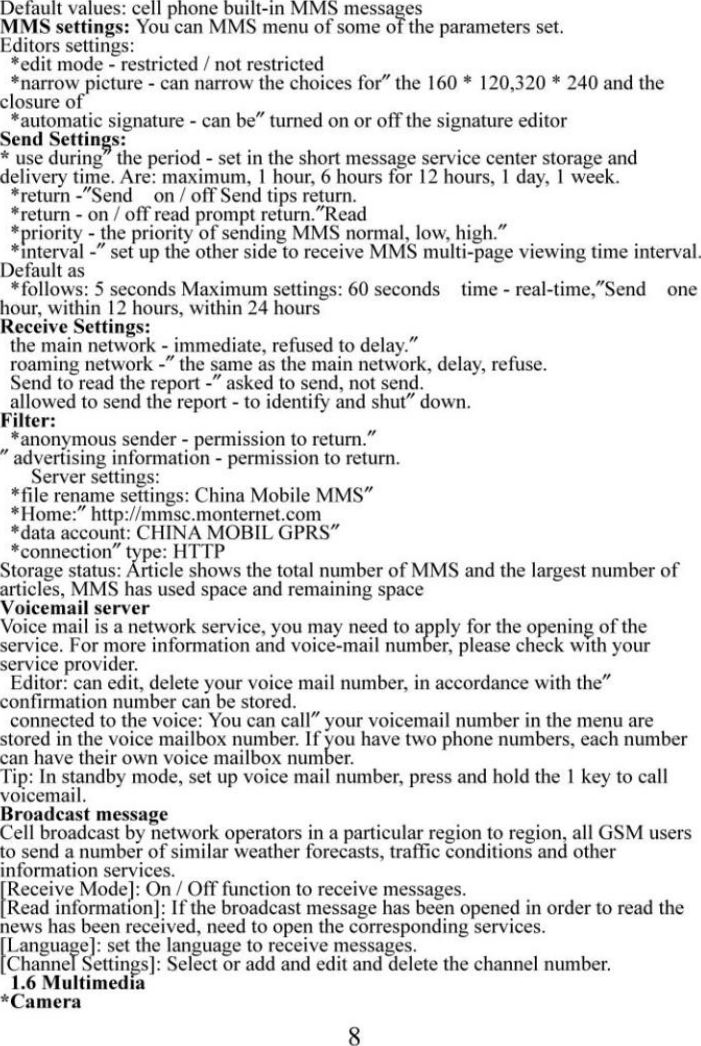 Page 9 of 3Wolves Technology M2 Mobile Phone User Manual MTT A85                    2018 11 21