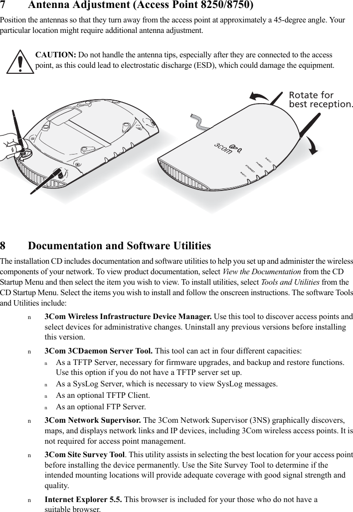 Page 6 of 8 - 3com 3crwe825075a1 09-2326-000AA User Manual  54b16082-6b5d-440c-8435-7896585b753a