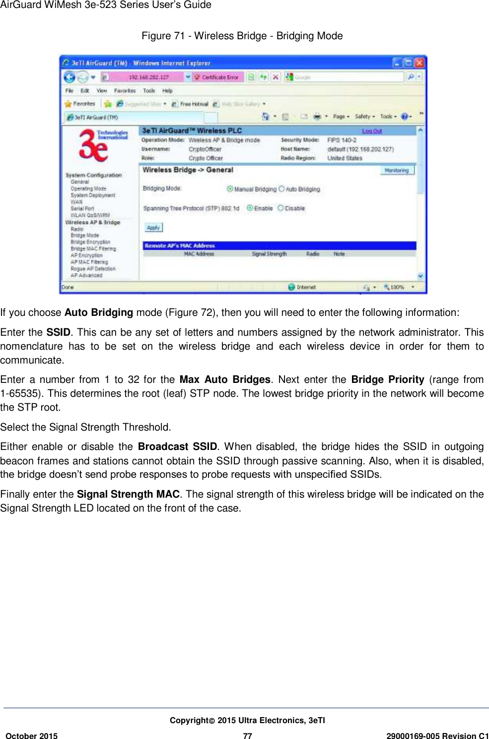 3e Technologies 523E 900 WiMesh End Point Kit 900 MHz Option User   User Guide 2774321 Page 78 