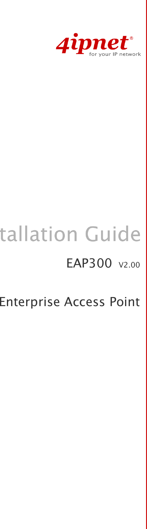   EAP300  V2.00  Enterprise Access Point 