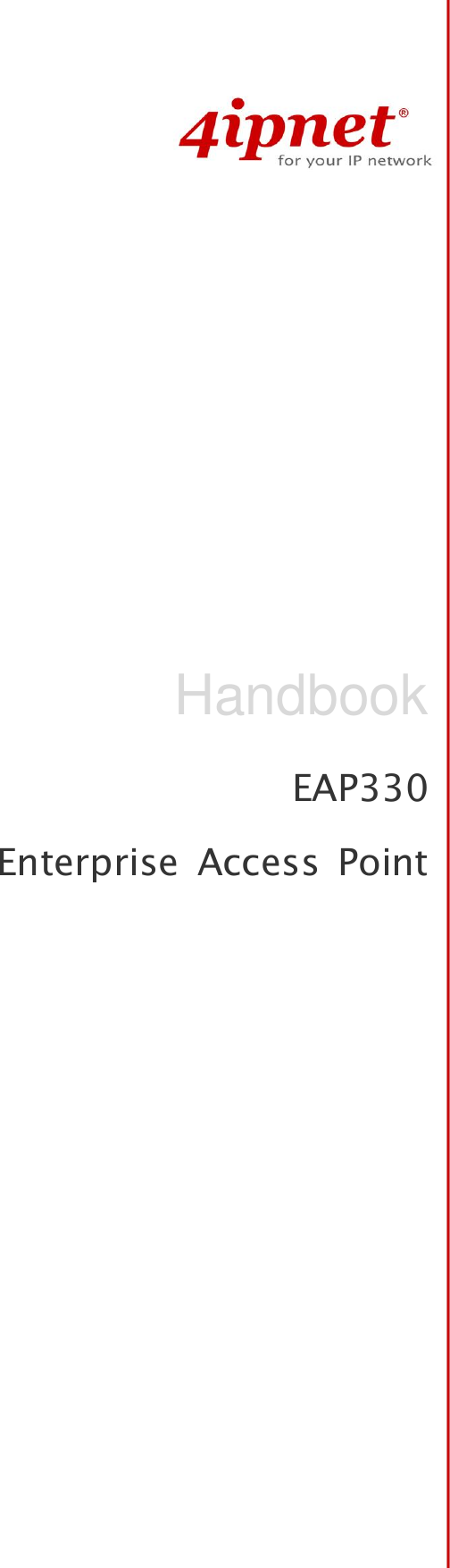   EAP330 Enterprise  Access  Point Handbook 