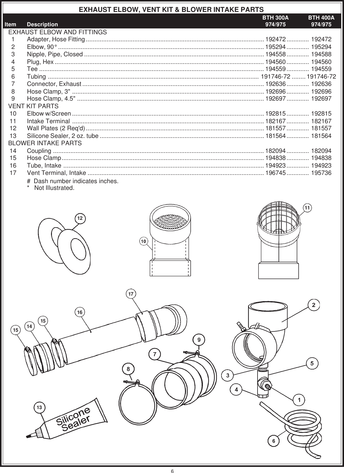 Page 6 of 8 - A-O-Smith A-O-Smith-974-Series-Parts-List- BTH 300A 400A Series 974 975 Com Gas 197177-001 0206.p65  A-o-smith-974-series-parts-list