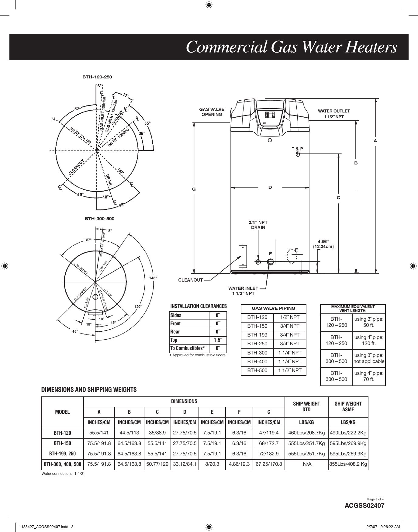 Page 3 of 4 - A-O-Smith A-O-Smith-Acgss02407-Specifications- 188427_ACGSS02407  A-o-smith-acgss02407-specifications