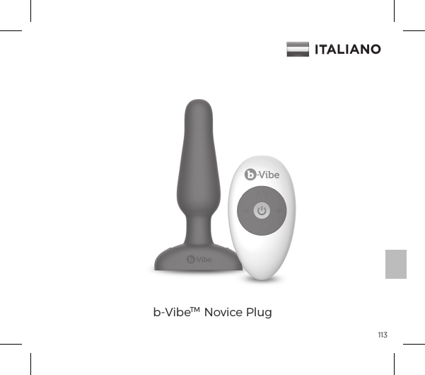 113ITALIANOb-VibeTM  Novice PlugITALIANO