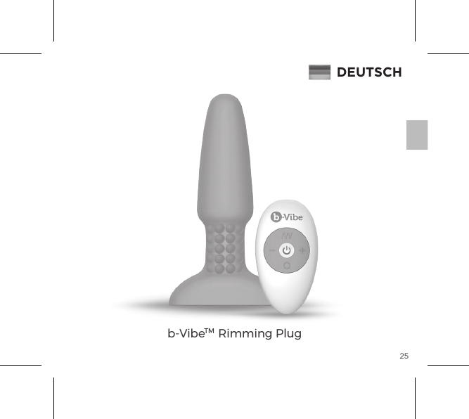25b-VibeTM  Rimming PlugDEUTSCH