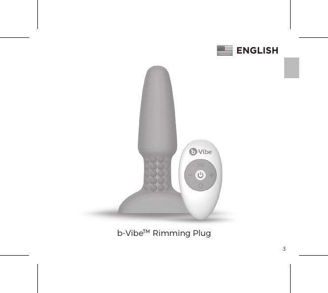 3b-VibeTM  Rimming PlugENGLISH