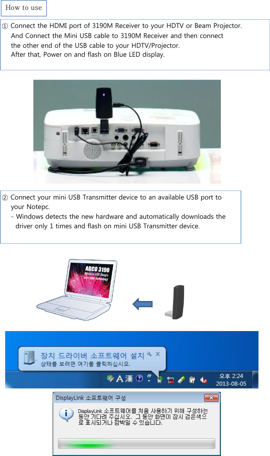 ABCO AUHS-3190-AM UWB WIRELESS USB DONGLE User Manual
