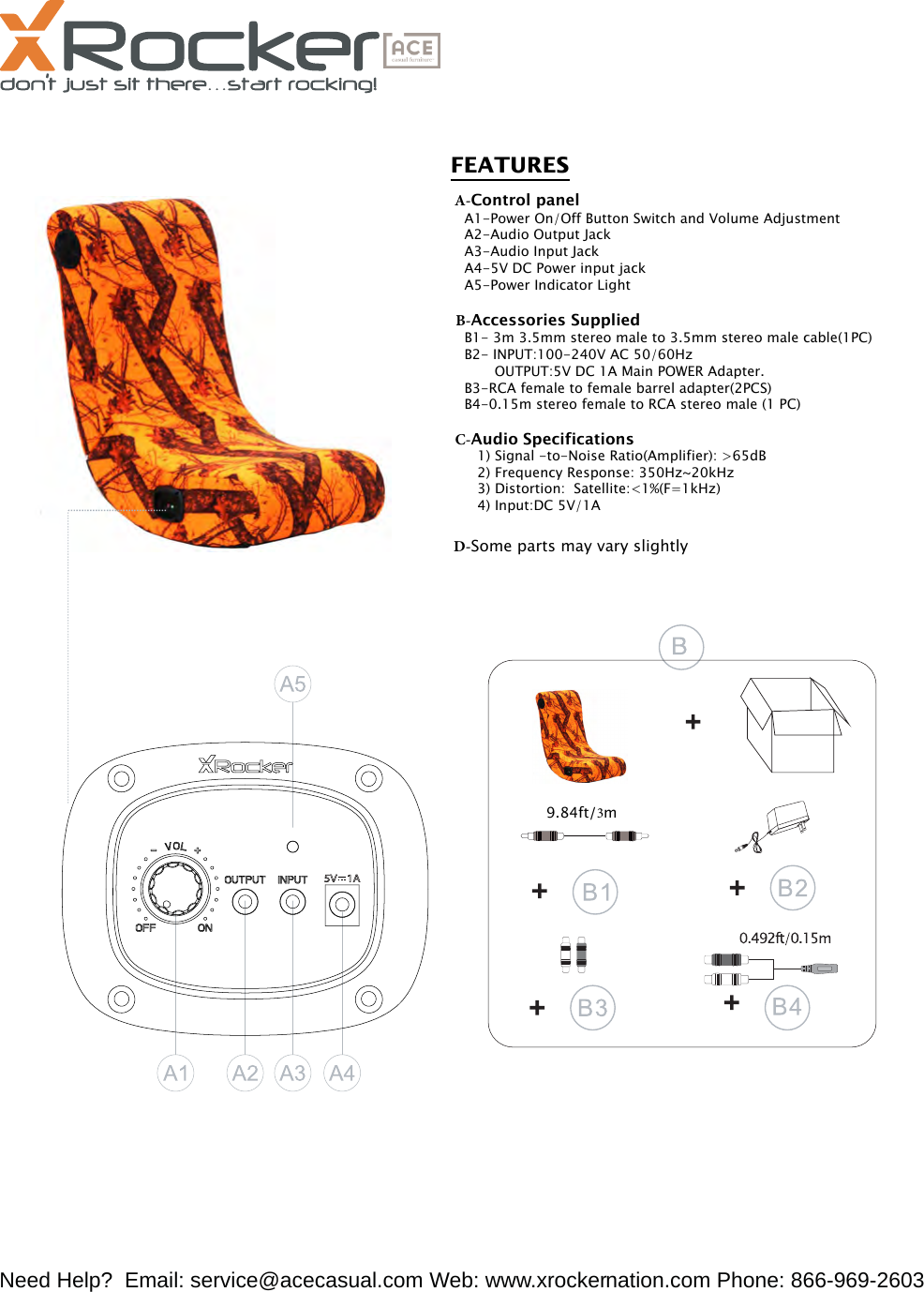 Page 2 of ACE BAYOU SPBT20 X ROCKER CHAIR User Manual Print