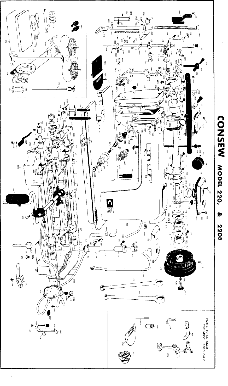 Page 1 of 4 - ACE&EASTMAN Consew 220 Parts Book 220.tif User Manual