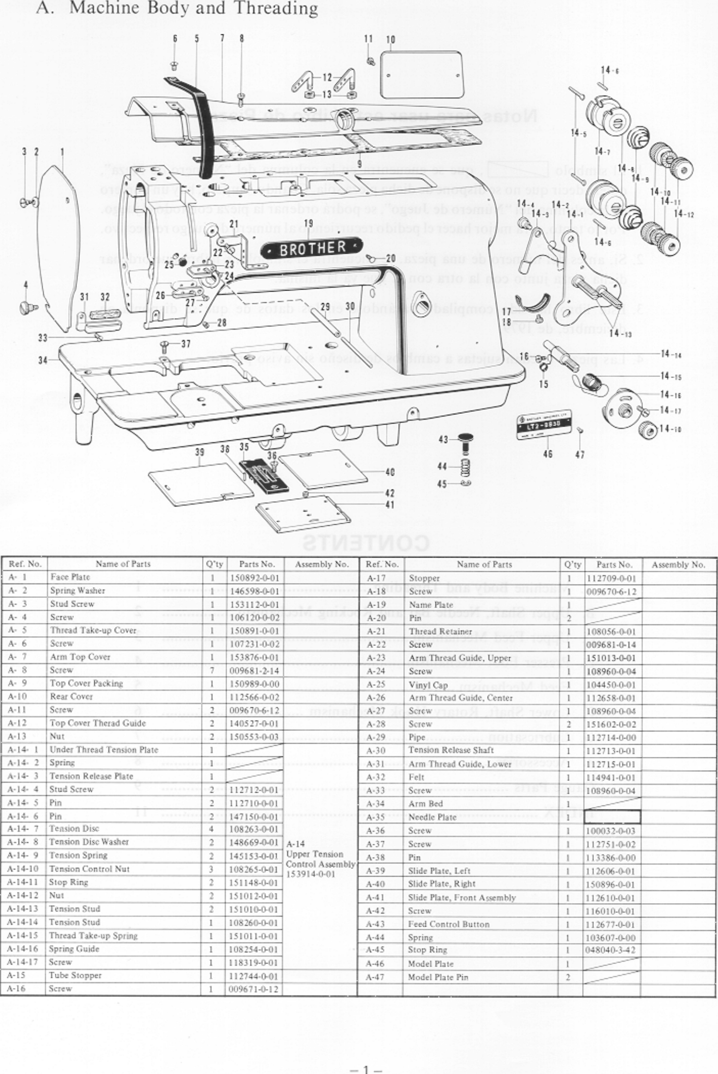 ACE&EASTMAN Lt2 B838 Parts Book User Manual