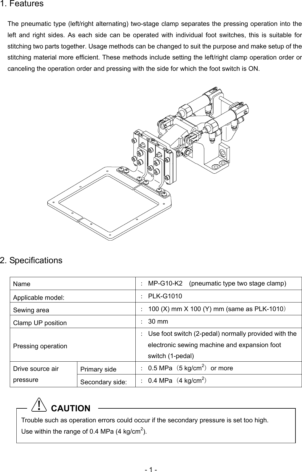 Page 3 of 12 - A180E602P01  MITSUBISHI PLK-G1010K2 Parts And Ins