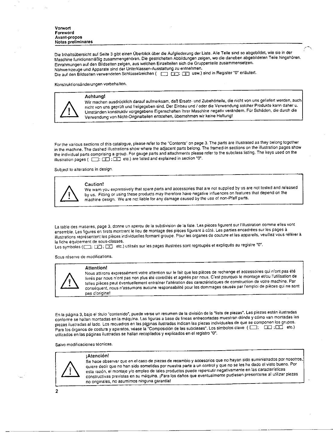 Eigenschaften liste negative