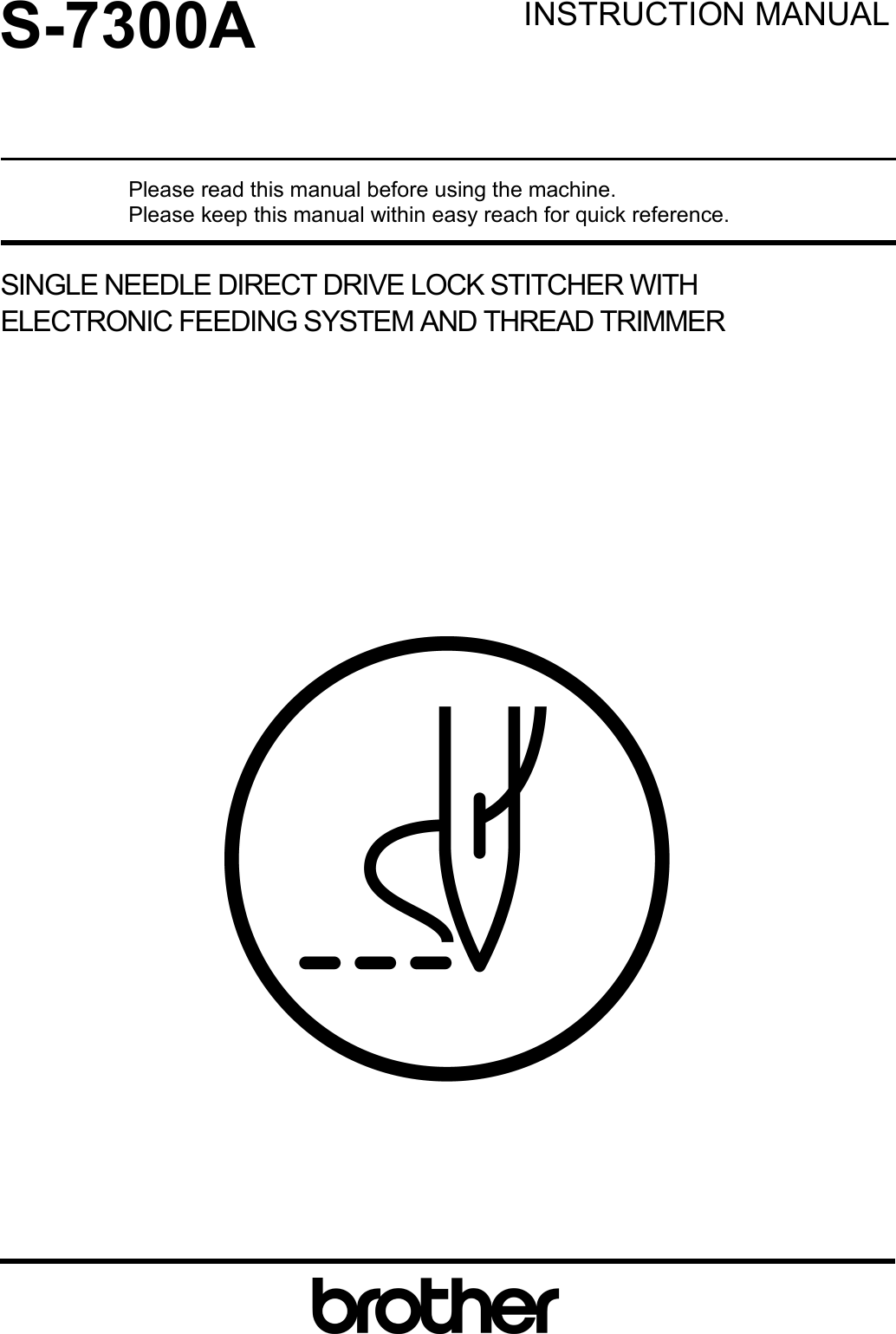 ACE&EASTMAN S 7300A Instructions User Manual