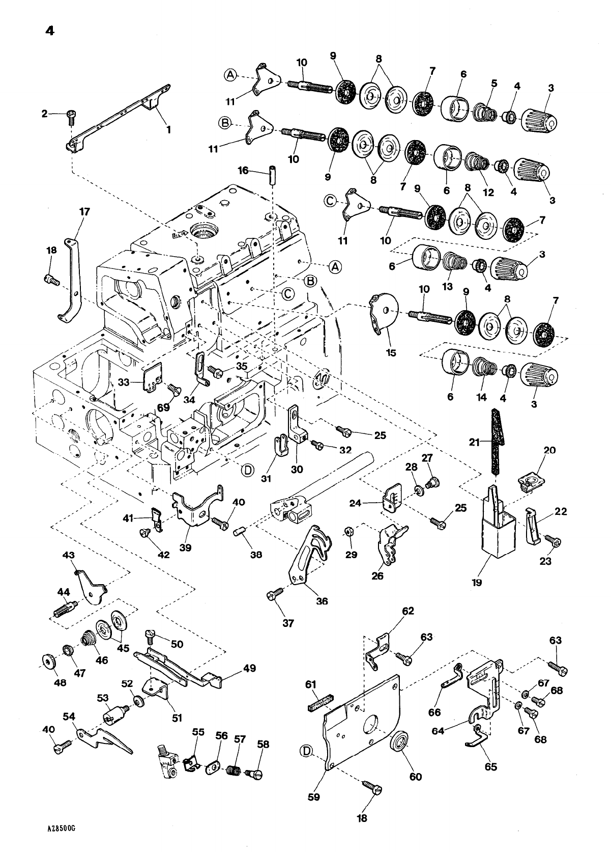 YAMATO AZ8500G PARTS BOOK