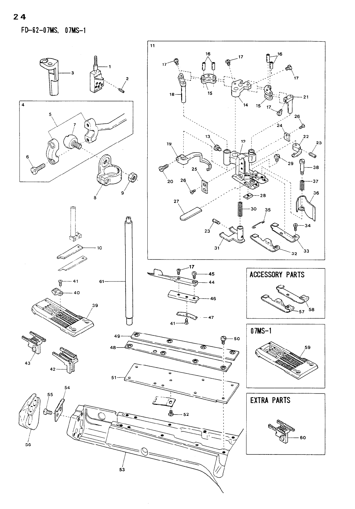 YAMATO FD 62 PARTS BOOK