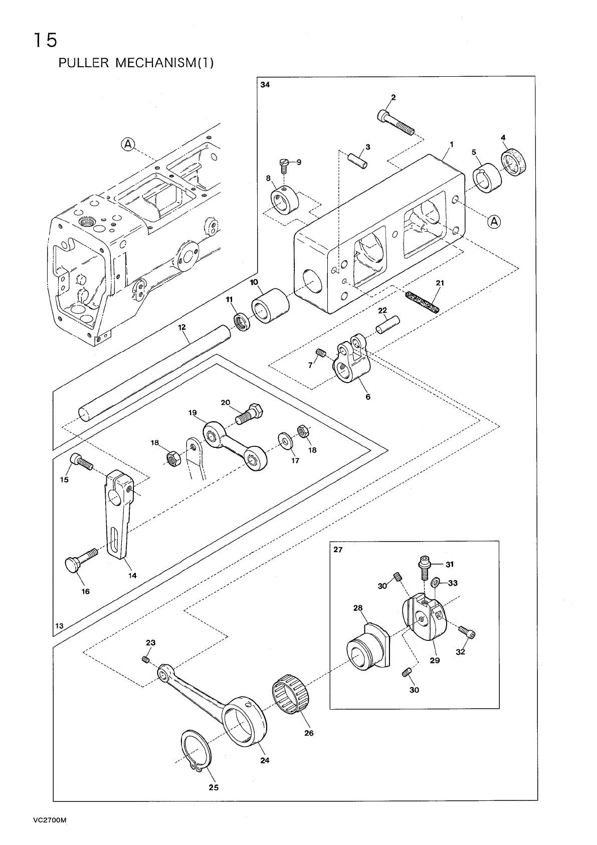 YAMATO VC2700M PARTS BOOK