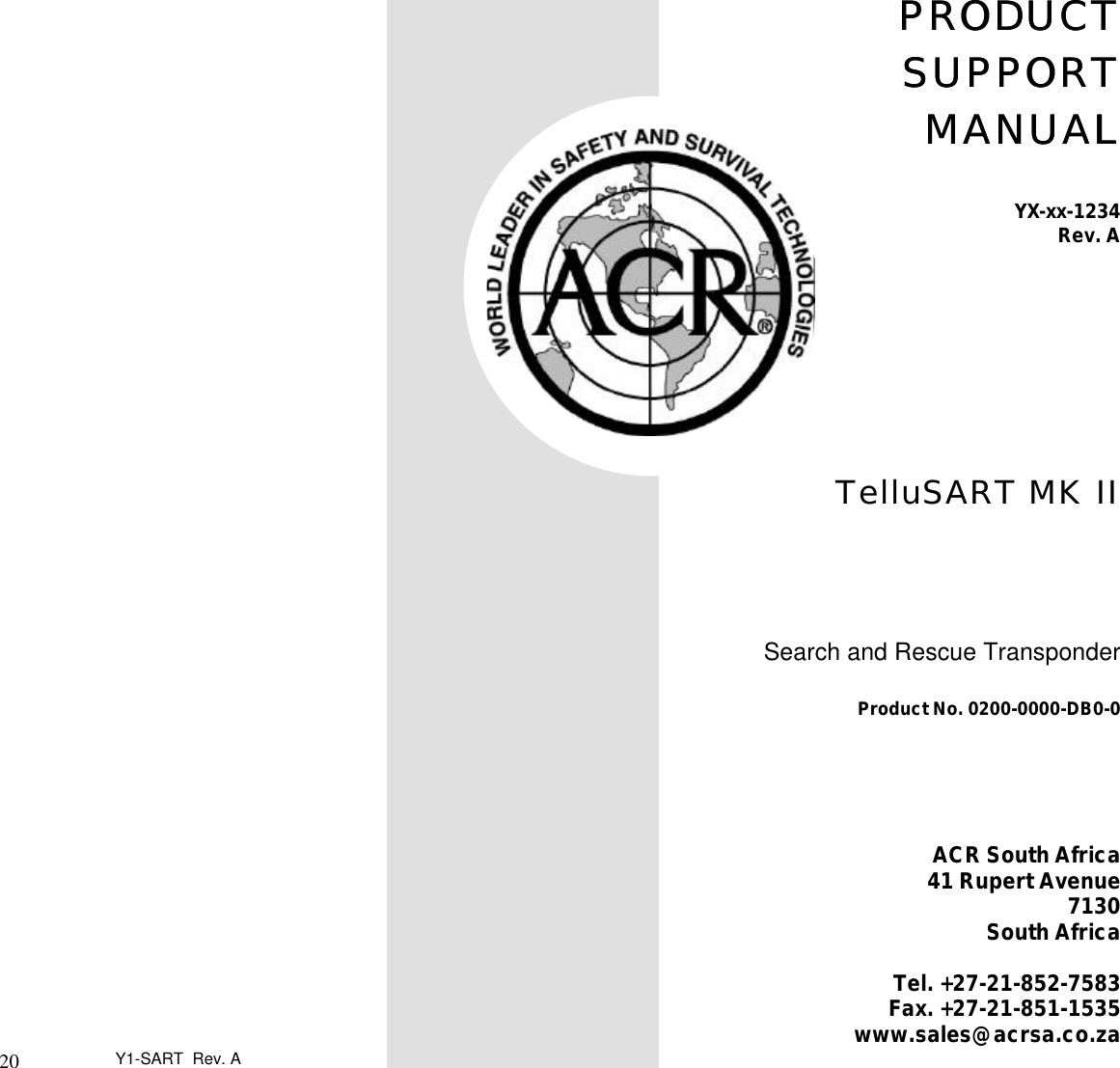 acr-south-africa-acrsa-mkii-search-and-rescue-transponder-user-manual