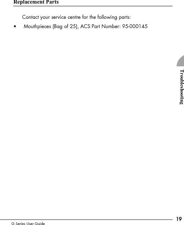 20 G Series User Guide
