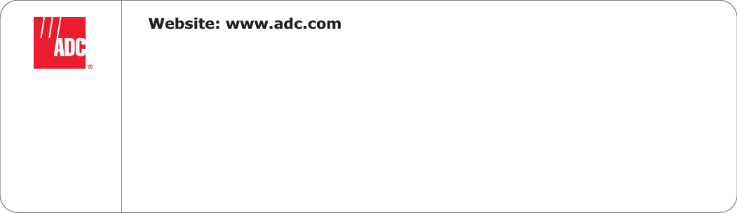 Website: www.adc.comPreliminary