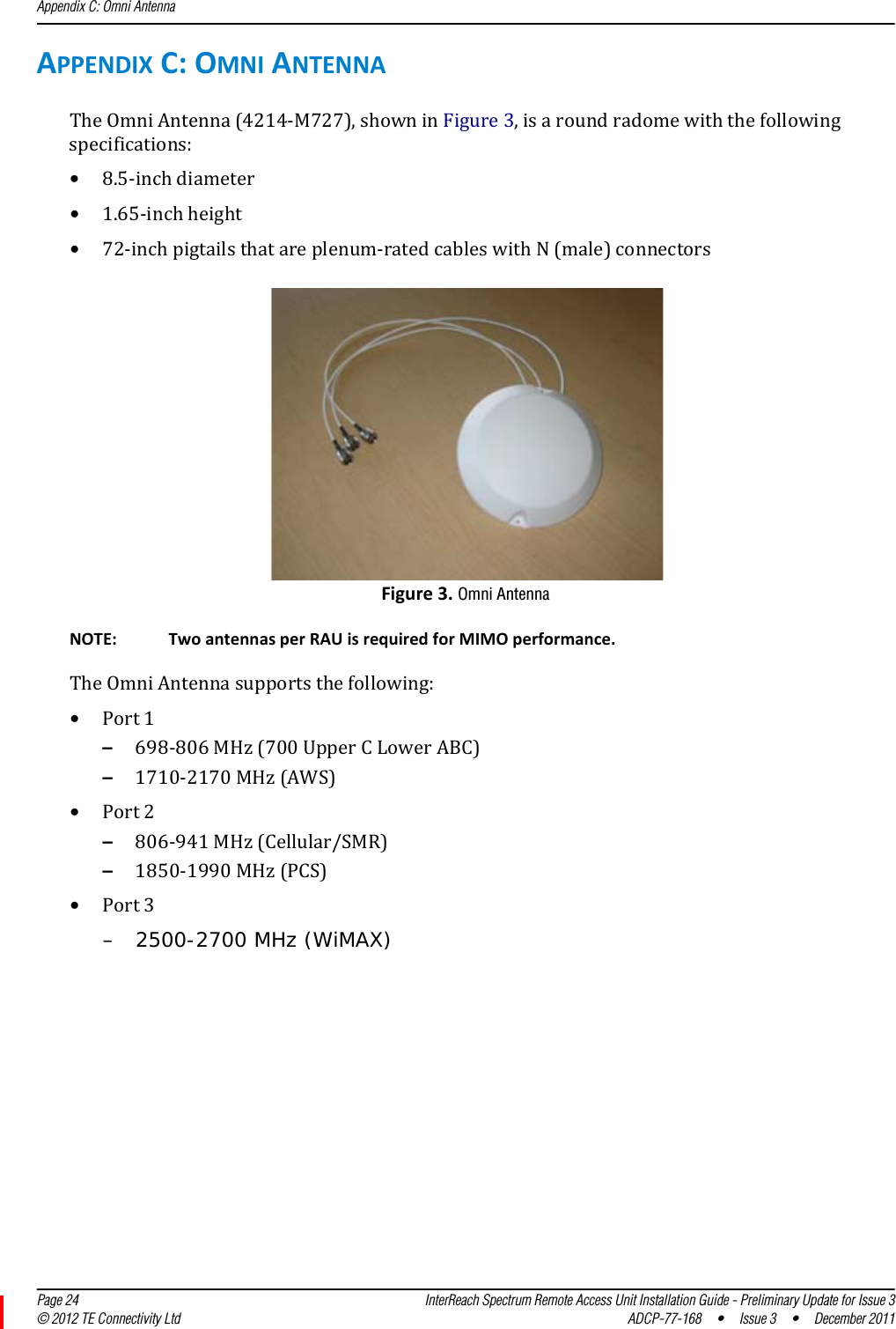 Page 26 of ADC Telecommunications S2197-011 Spectrum 700 Path 2/HP-AWS Path 2 SRAU User Manual 